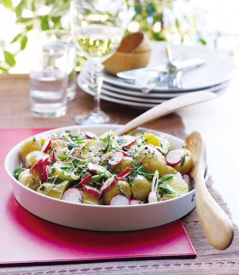Potato and radish salad