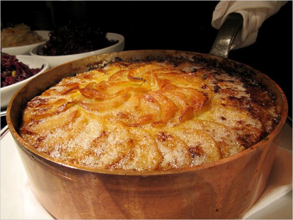 Potato and Swiss chard gratin