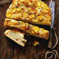 Potato and thyme focaccia