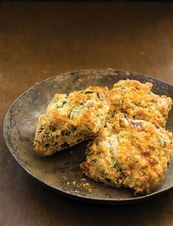 Potato bacon herb biscuits