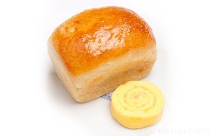 Potato bread with Guernsey butter