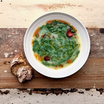 Potato, cabbage & chorizo soup (Caldo verde)