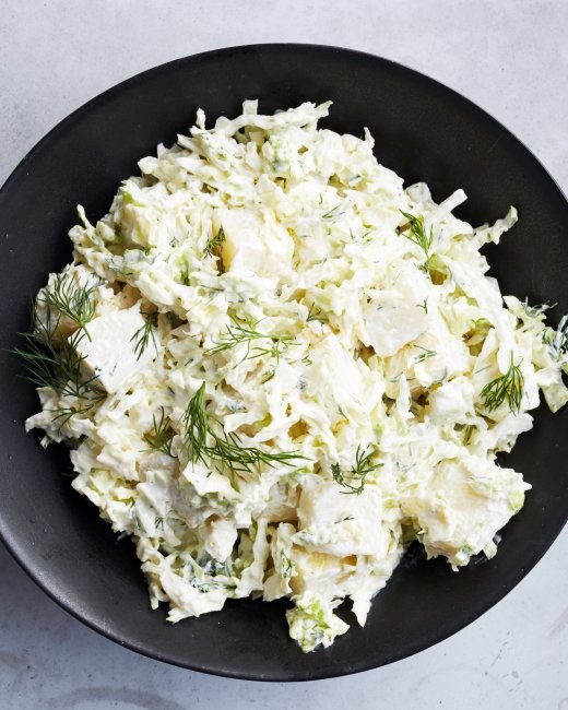 Potato-cabbage slaw