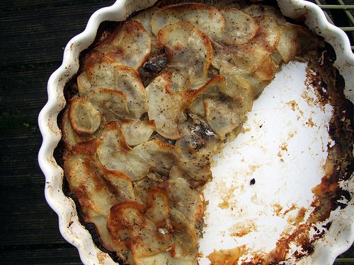 Potato, caramelised onion and l'Escala anchovy