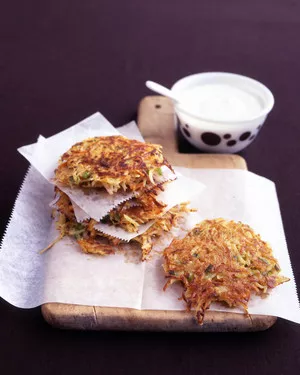 Potato-carrot pancakes