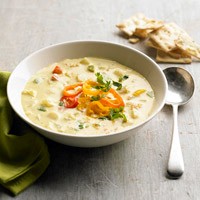 Potato-cheddar soup