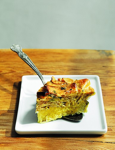 Potato chip omelet