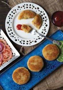 Potato cutlets (Aaloo kay cutlets)