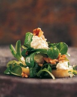 Potato, feta and walnut salad