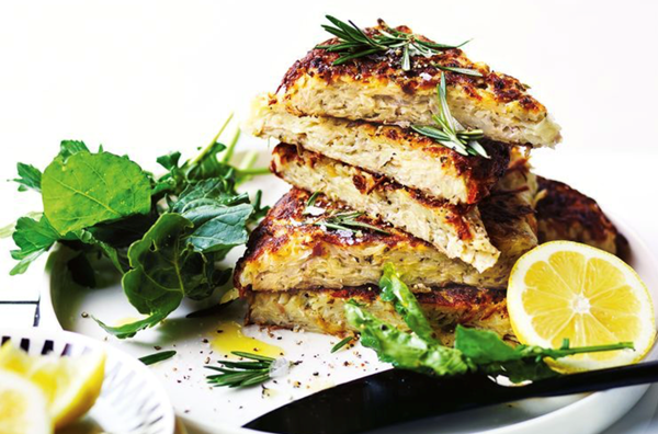 Potato, garlic and rosemary tortilla