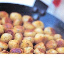 Potato gnocchi and gnocchi tartare