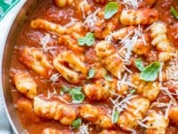 Potato gnocchi from scratch