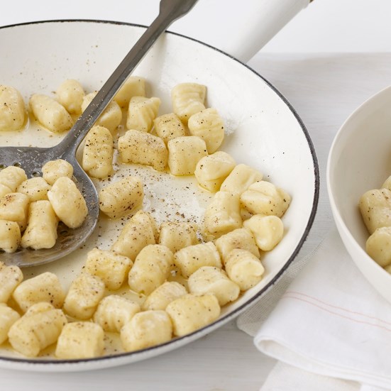 Potato gnocchi with butter and cheese [Grace Parisi]