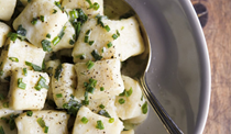 Potato gnocchi with butter, sage and chives