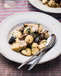 Potato gnocchi with mushroom ragu