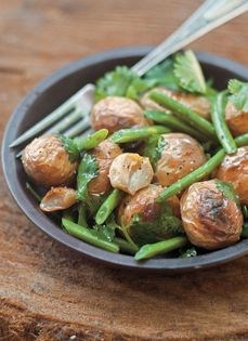 Potato-green bean salad