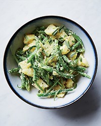 Potato-green bean salad