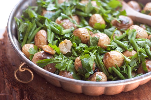 Potato-green bean salad 