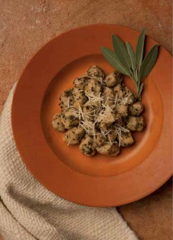 Potato-hazelnut gnocchi