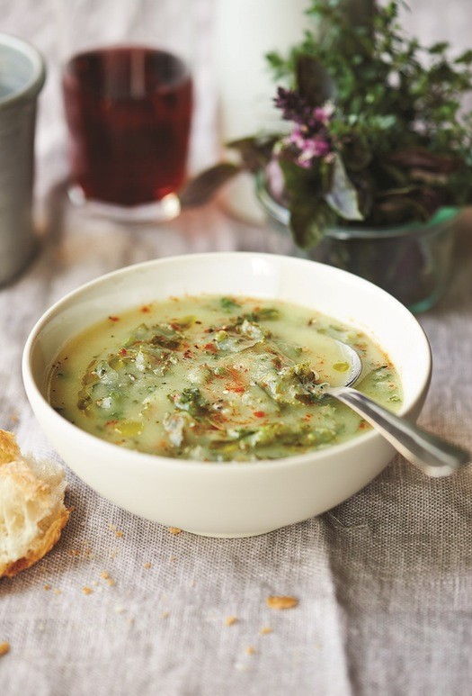 Potato-kale soup