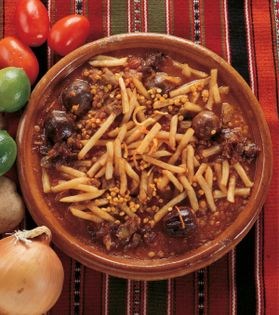 Potato khoresh (Khoresh-e qeymeh)