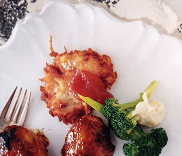 Potato latkes