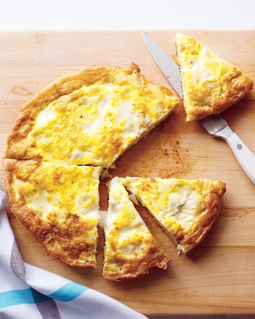 Potato-leek frittata