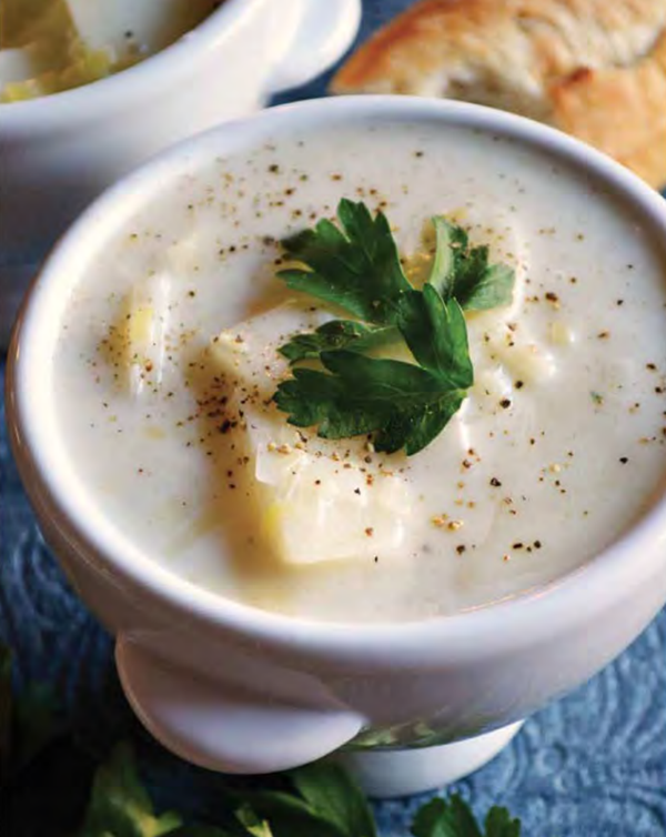 Potato-leek soup [Sharon Hapton, Lili Scharf and Rina Grunwald]