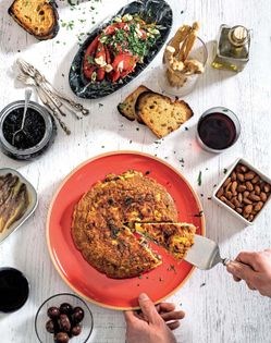 Potato mushroom tortilla [Marta Cabrera]