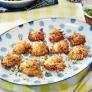 Potato pancakes with caviar