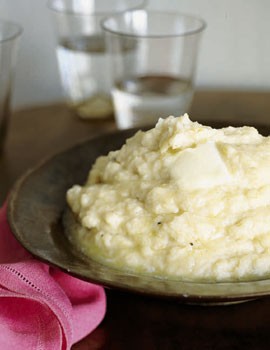 Potato parsnip purée