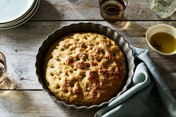 Potato (peel) focaccia