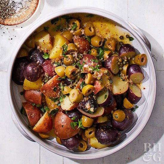 Potato piccata salad