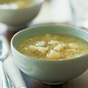 Potato-rosemary soup