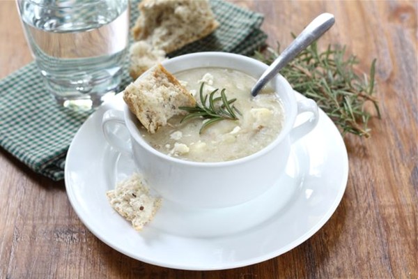 Potato rosemary soup