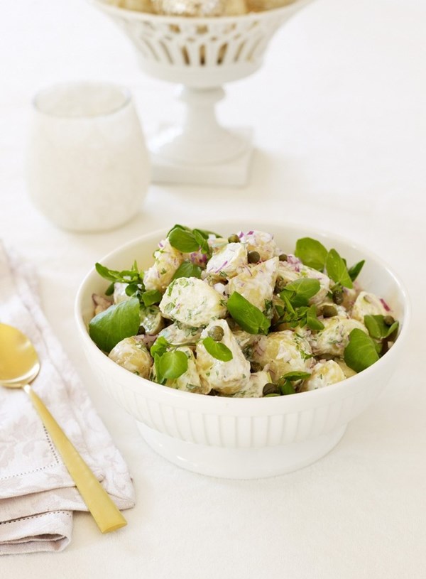 Potato salad with horseradish and caper dressing recipe | Eat Your Books