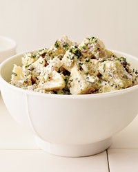 Potato salad with hummus-yogurt dressing