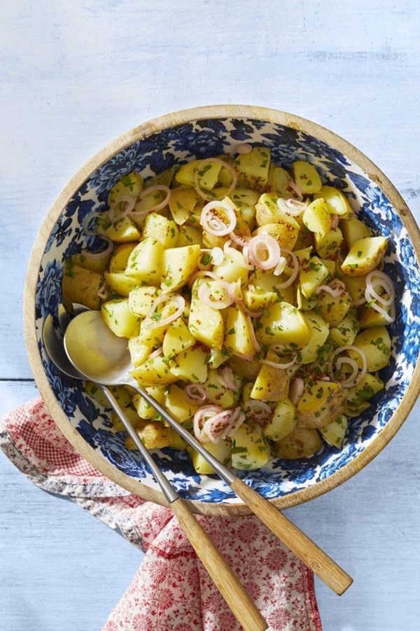 Potato salad with mustard vinaigrette
