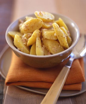 Potato salad with mustard vinaigrette
