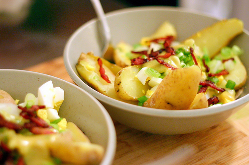 Potato salad with sherry mustard vinaigrette