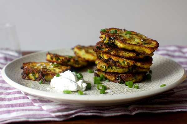Potato scallion and kale cakes