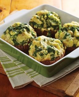 Potato-stuffed portobellos