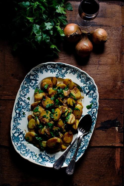Potatoes à la Lyonnaise