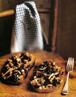Potatoes and ceps