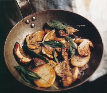 Potatoes and ceps (Patate e porcini)