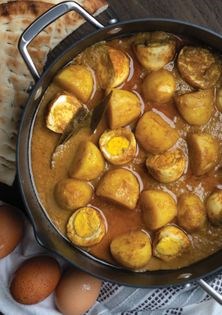 Potatoes and egg curry (Aaloo andhi)
