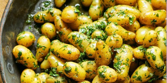 Potatoes en persillade