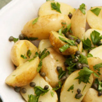 Potatoes with capers