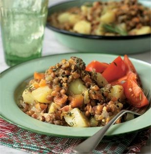 Potatoes with lentils (Patate e lenticchie)