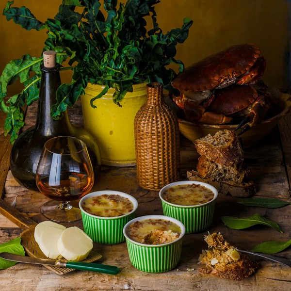 Potted crab